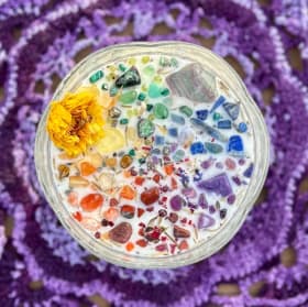 Hand Poured Custom Pride Candle by Wild Mind Studio item