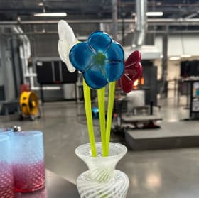 Glass Blown Flower Arrangement by Sacha Davidson item