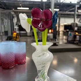 Glass Blown Flower Arrangement by Sacha Davidson item