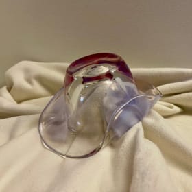 Pair of Glass Blown Cowboy Hats by Berlynn aka Mama B item