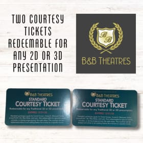 B&B Theatres - Movie Tickets item