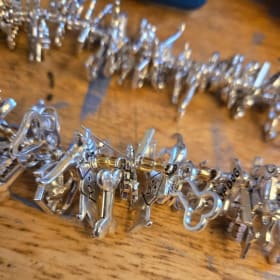 Handcrafted Dog-Themed Charm Bracelet item