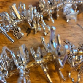 Handcrafted Dog-Themed Charm Bracelet item