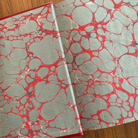 Livre fait main par la relieure Nicole Chalifoux item