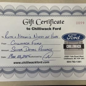 #15 Chilliwack Ford Gift Basket item