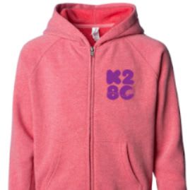 NEW ARRIVAL Youth Pomegranate Zip Hoodie item