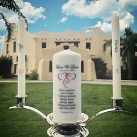 Personalized Unity Candle (Wedding or Anniversary) item