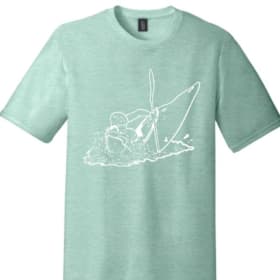 Triblend 4.5-ounce, 50/25/25 poly/combed ring spun cotton XL item