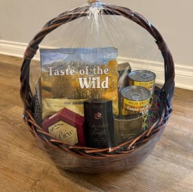 Taste of the Wild Gift Basket #1 + Woofsmeow $50 Gift Card item