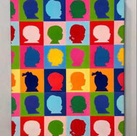 Blue Room "Silhouettes in Color" item