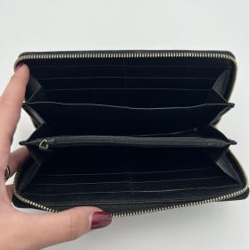 #162 Gucci Guccissima Zip-Around Long Wallet item