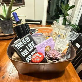 Wine and Charcuterie Basket - Washington Style item