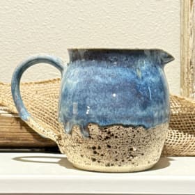 Handmade Pitcher (blue) by Elizabeth Rayburn Pottery item