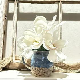 Handmade Pitcher (blue) by Elizabeth Rayburn Pottery item