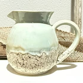 Handmade Pitcher (seafoam) by Elizabeth Rayburn Pottery item
