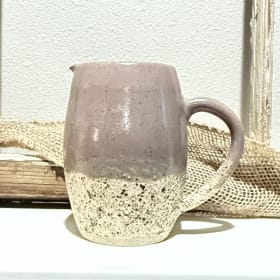 Handmade Pitcher (mauve) by Elizabeth Rayburn Pottery item