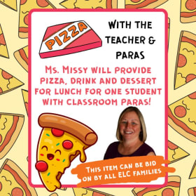 Pizza with Ms. Missy & Paras item