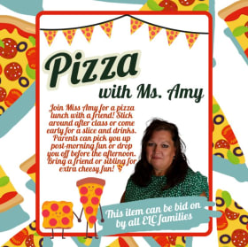 Pizza with Ms. Amy item