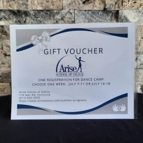 SOLD 1 week of Dance Camp at Arise School of Dance item