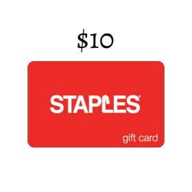$10 Staples Gift Card item