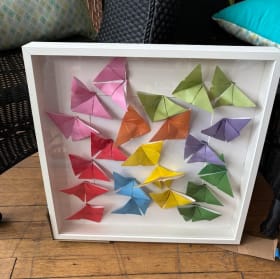 "Folded to fly" by Fifth Grade item