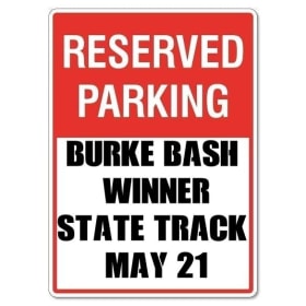 May 21st State Track Reserved Parking Spot #2 item