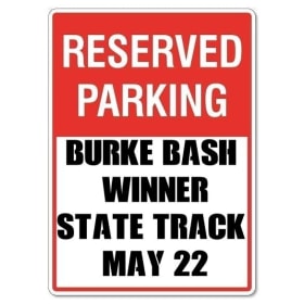 May 21st State Track Reserved Parking Spot #2 item