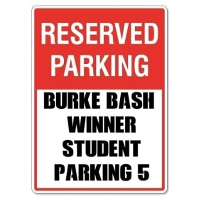 2025/2026 School Year Front Row Student Parking Spot #5 item