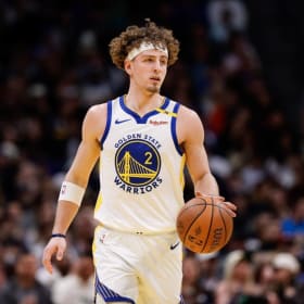 Brandin Podziemski Autographed Warriors Ball item