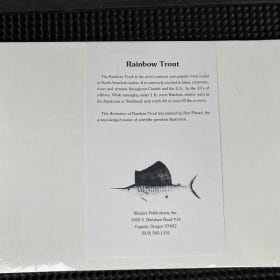 Original Ron Pittard Painting - Rainbow Trout item