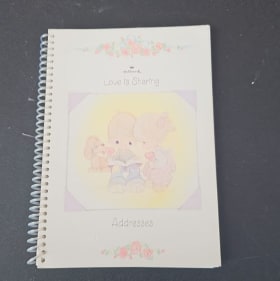 Precious Moments address book item