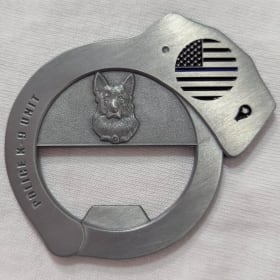 K9 Handcuff 911 Challenge Coin item
