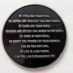 K9 Belgian Malinois American Flag Challenge Coin item