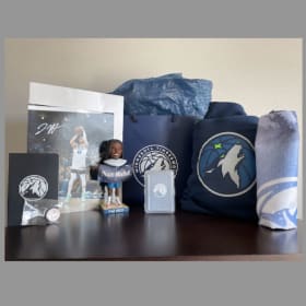 MN Timberwolves Swag Gift Basket, including autographed pic item