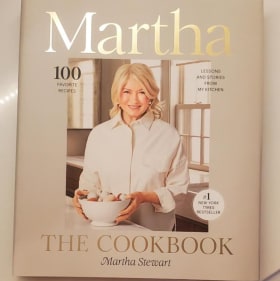 Martha Stewart Cookbook & Candles item
