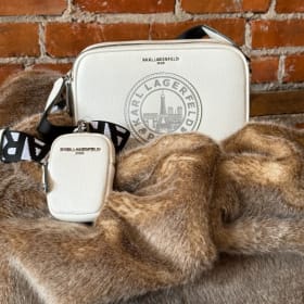 KARL LAGERFELD PARIS MAYBELLE CAMERA CROSSBODY item