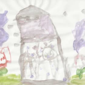 Pink Rain, Purple Hearts item