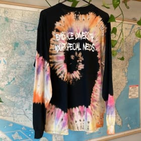 XL - Black Tie Dye Long Sleeve (031) item