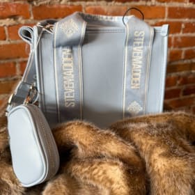 STEVE MADDEN BWEBBER BAG IN BABY BLUE item