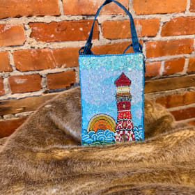 SEQUIN LIGHTHOUSE BEADED HANDBAG item