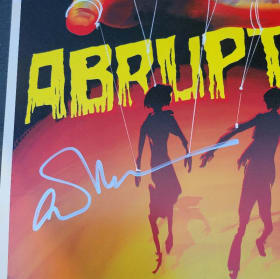 ABRUPTIO Poster Signed by Director Evan Marlowe & Blu-Ray item