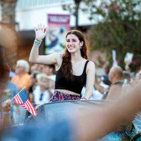 A parade for Abi Carter item