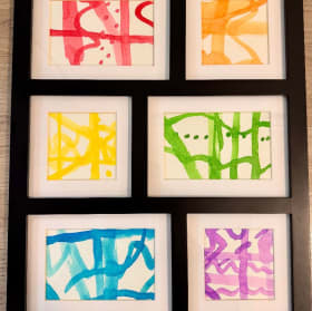 Mrs. Barros' Class Watercolor Collage item