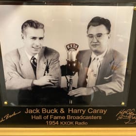 Harry Caray and Jack Buck item