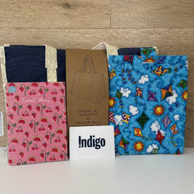 $25 Indigo GC, Notebook, Book Sleeve, Shopping Tote item