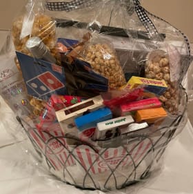 Blanket Movie Basket item