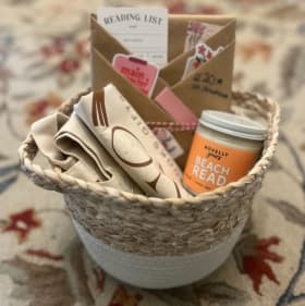Novel gift basket item