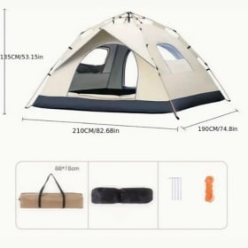 Automatic Quick-Open 2–4 Person Camping & Beach Tent item