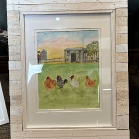 Painting - McFable Chickens item