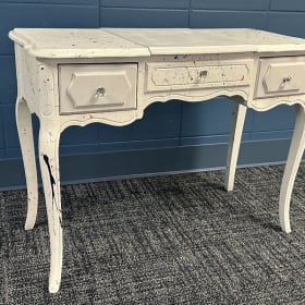 Art Table with 2 Drawers and Canvas Ledge item